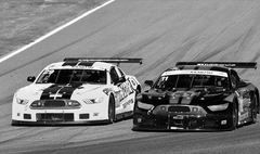 Two GT Cars Race each other